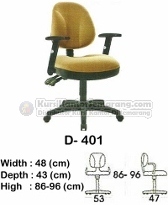 Kursi Sekretaris & Staff Indachi D-401