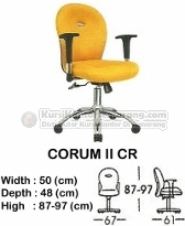 Kursi Sekretaris & Staff Indachi Corum II CR
