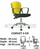 Kursi Sekretaris & Staff Indachi Corvet II CR
