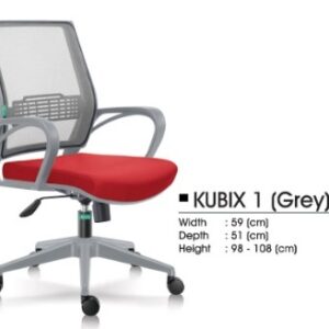 Kursi Kantor Donati Decco-KUBIX 1 GREY LG