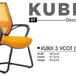 Kursi Kantor Donati Decco-KUBIX 1 VCOT BLACK