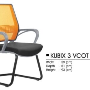 Kursi Kantor Donati Decco-KUBIX 3 VCOT GREY