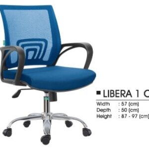 Kursi Kantor Donati Decco-LIBERA 1 C BLACK