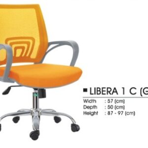 Kursi Kantor Donati Decco-LIBERA 1 C GREY