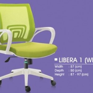Kursi Kantor Donati Decco-LIBERA 1 WHITE LW